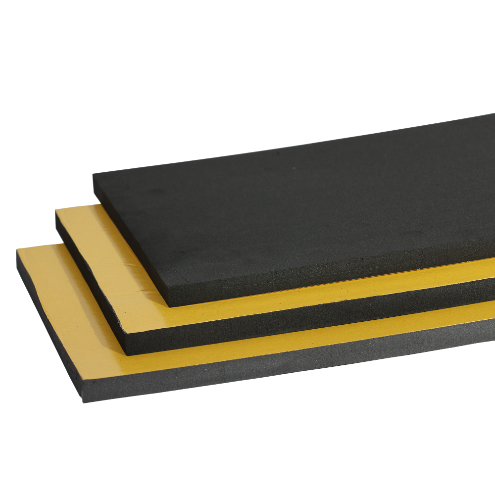 Dämmmatte, Dämmplatte, einseitig stark klebend - 1m x 0,5m x 20mm - 12 Stück