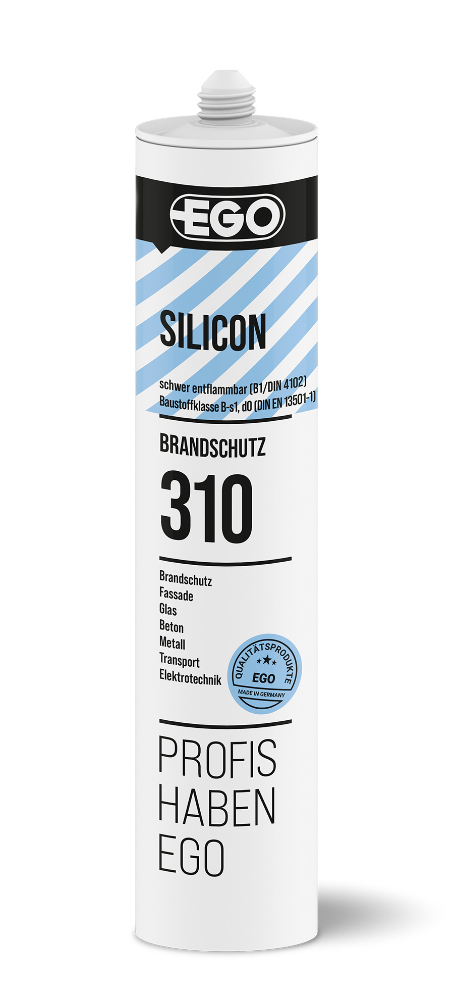 EGOSILICON 310 BRANDSCHUTZ B1 anthrazit – 310 ml Kartusche